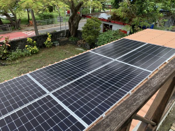 PV modules at Le Morne