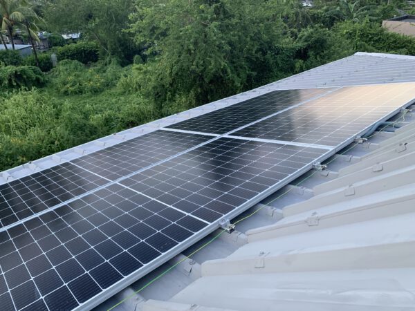 PV Panels at Coteau Raffin